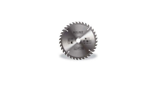 SERRA CIRCULAR COM PASTILHA MD PARA MADEIRA 7.1/4" x 24 ROCAST