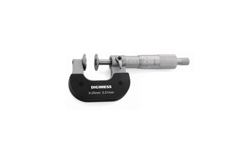 MICRÔMETRO EXTERNO PARA MEDIR ESPESSURA DE DENTES DE ENGRENAGENS 0-25mm DIGIMESS 110.361