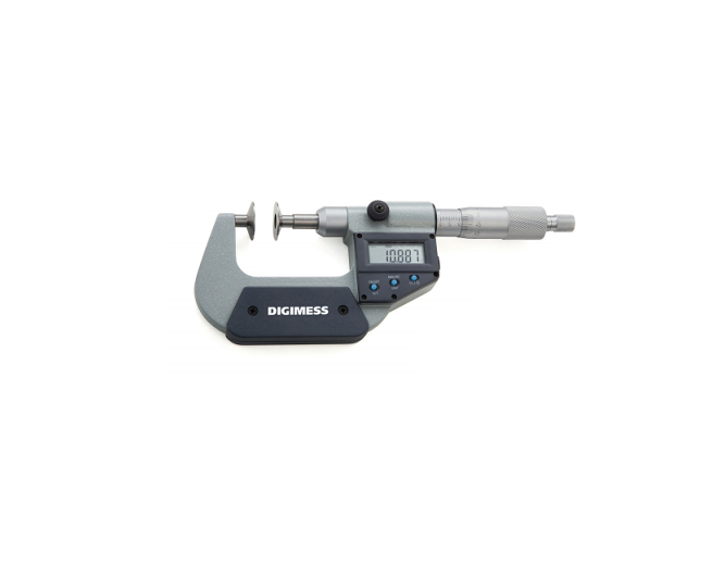 MICRÔMETRO EXTERNO DIGITAL PARA MEDIR ESPESSURA DE DENTES DE ENGRENAGENS 25-50mm/1-2