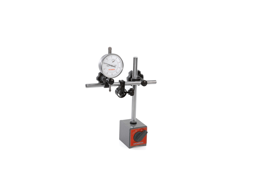 SUPORTE MAGNÉTICO COM AJUSTE FINO 270mm CAIXA ALUMÍNIO DIGIMESS 270.240