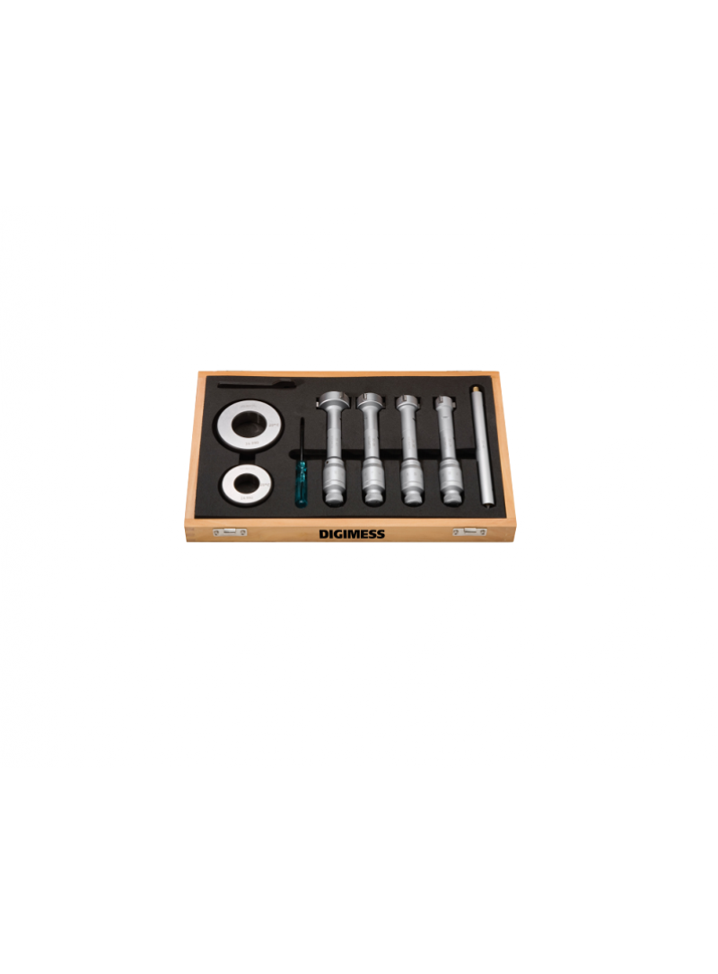JOGO DE MICRÔMETRO INTERNO COM 3 PONTAS DE CONTATO 6-12mm COM 3 PEÇAS DIGIMESS 110.690C